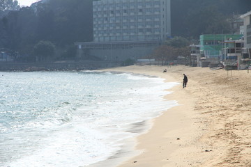 Tung Wan Beach in Cheung Chau, Hong Kong