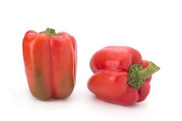 Pepper on a white background