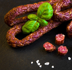 Snack stick smoked sausage