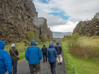 Fototapeta na wymiar Iceland - Thingvellir rift valley