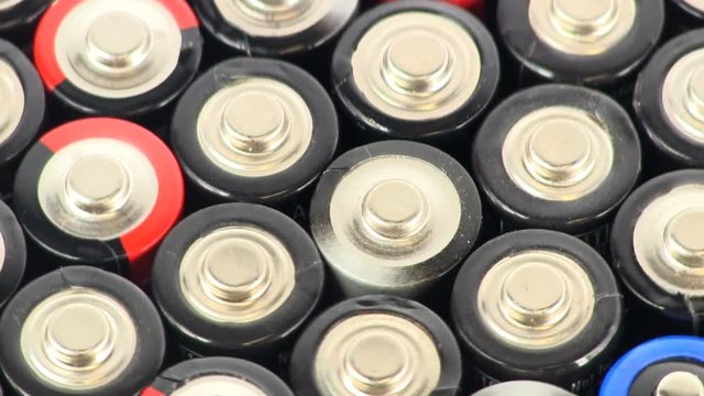 Battery tops rotating slowly