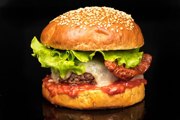 Burger With Vegetables