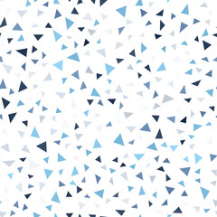 Mosaic triangle pattern. Seamless vector geometric background