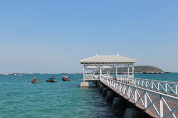 Asadang Bridge of Koh Si Chang important places and popular tourist destinations.