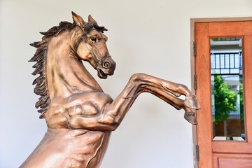 Horse Statue at Home, a Symbol for Success