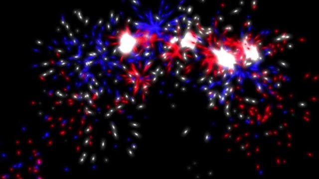 4k Abstract fireworks energy particle,shine stars holiday wedding background,explosion welding burn.