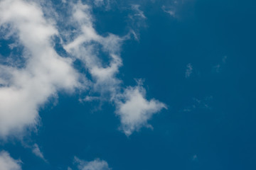Obraz premium Blue sky with clouds.