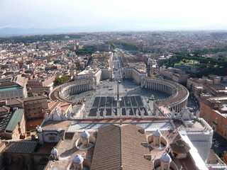 サンピエトロ大聖堂からの眺め