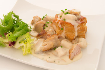 feuilleté au ris de veau