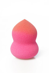 Cosmetic sponge isolated on white