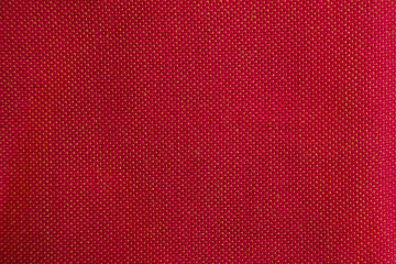 Wool fabric with red geometric pattern