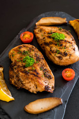 grilled chicken steak