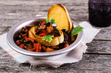 Stewed vegetables in sauce