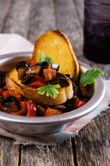 Stewed vegetables in sauce