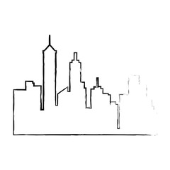 Fototapeta premium Projekt graficzny ilustracji wektorowych ikona widoku miejskiego miasta