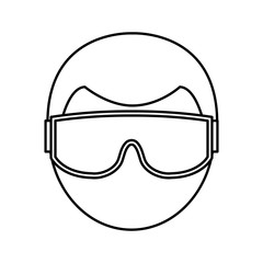 snorkel equipment icon