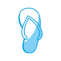beach sandals icon