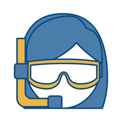 snorkel equipment icon