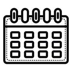 calendar reminder isolated icon vector illustration design