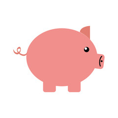 piggy savings isolated icon vector illustration design
