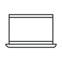 computer laptop isolated icon vector illustration design