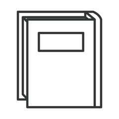 text book isolated icon vector illustration design