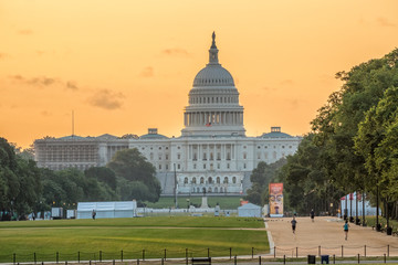 Morning over the national mall - 162797896