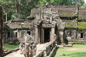 Cambodia . Banteay Kdei Temple . Siem Reap Province . Siem Reap City .