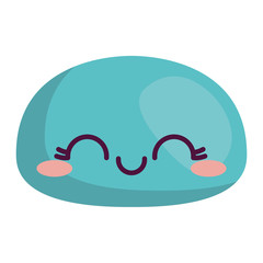 kawaii happy face icon