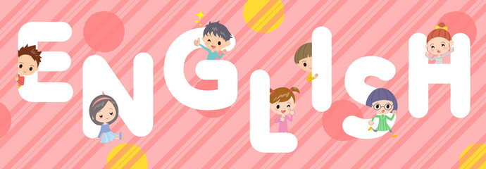 women character illustration font title Design