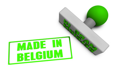 Made in Belgium Stamp