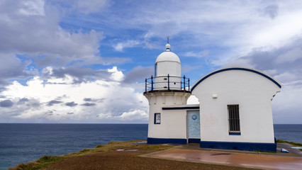 Fototapeta na wymiar tacking point lighthouse