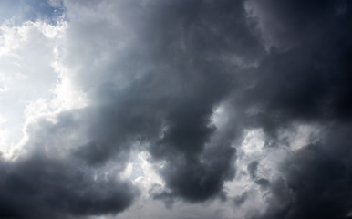 Natural backgrounds: stormy sky