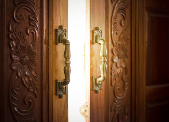 Obraz premium open door light