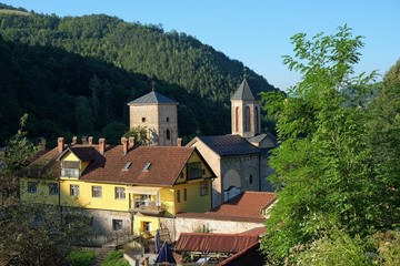 Fototapeta na wymiar Raca Monastery Serbian Orthodox Near Bajina Basta, Serbia