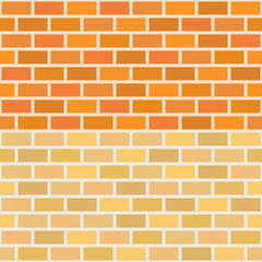 Wall brick in two tone, seamless pattern vector