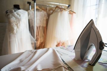 Studio dress designer. Lace wedding dresses.