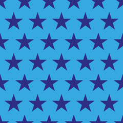 Obraz premium vector 4th of July seamless pattern with stars