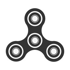 Hand Spinner Logo, Emblems and Icon. Fidget Spinners. Anti Stress toy.