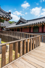 Fototapeta na wymiar Changdeokgung Palace in Seoul, South Korea.