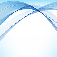 Obraz premium Blue abstract background. Vector