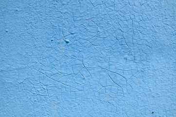 Blue background color, texture, old paint