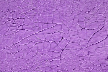 Texture of old paint purple