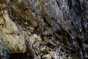 Inside Ialomitei cave, Bucegi mountains, Romania, Bucegi National Park