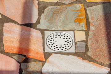 grille d'évacuation des eaux pluviales  © Unclesam