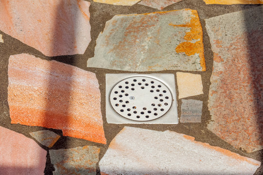 grille d'&eacute;vacuation des eaux pluviales 