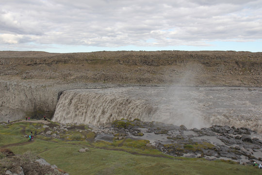 Dettifoss Iceland, the most powerful waterfall in Europe