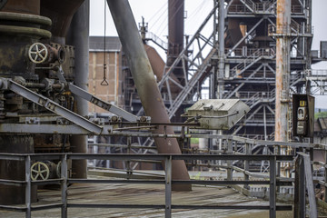 Stillgelegtes Stahlwerk