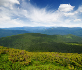 Fototapeta premium Mountain landscape in summer