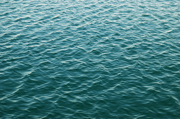 Blue sea water background